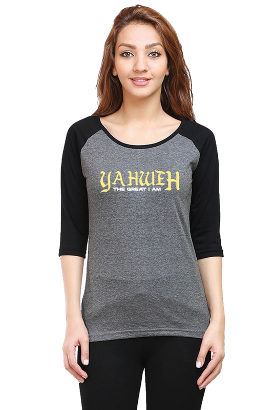 Yahweh - The Great I AM - Raglan Full Sleeve Women