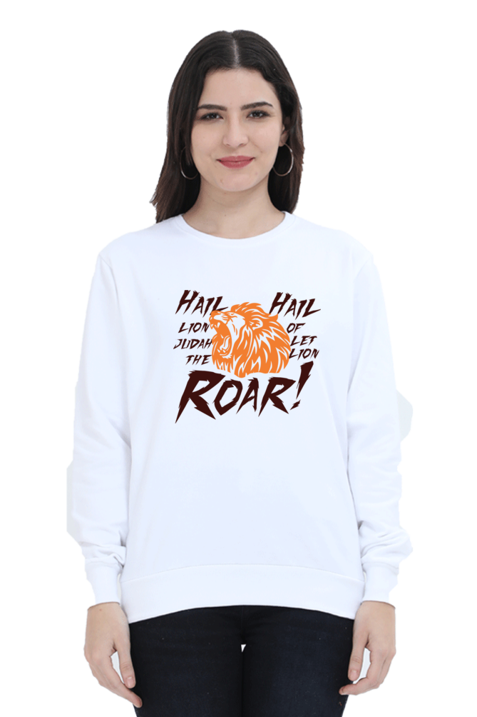 Let the Lion Roar- Women Sweatshirts