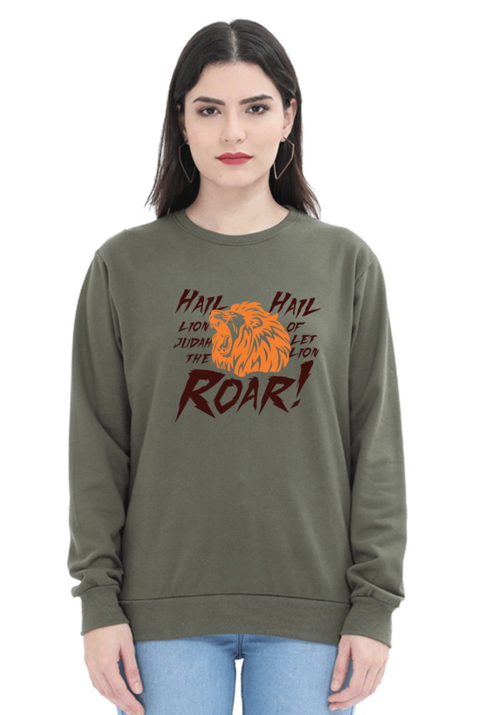 Let the Lion Roar- Women Sweatshirts