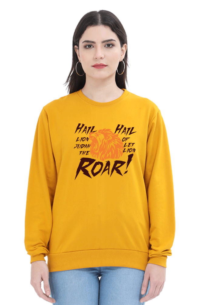 Let the Lion Roar- Women Sweatshirts