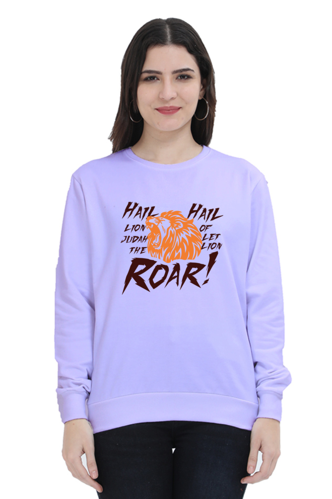 Let the Lion Roar- Women Sweatshirts