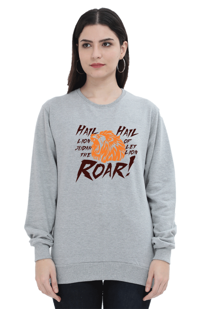 Let the Lion Roar- Women Sweatshirts