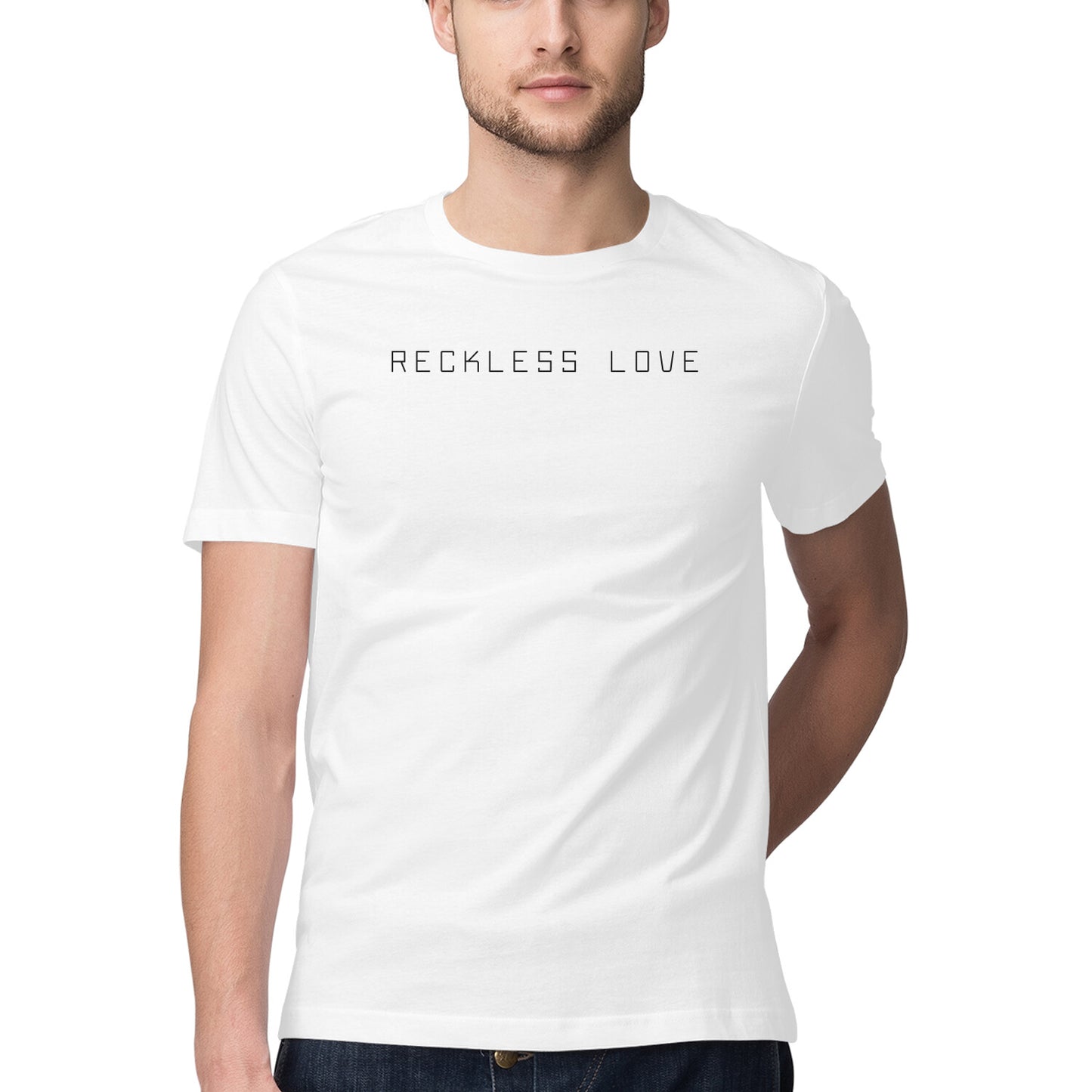 Reckless Love - Half Sleeve Round Neck Tshirt