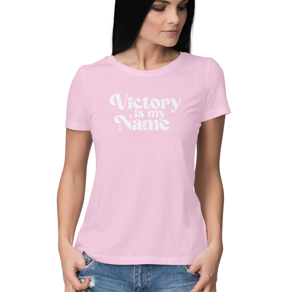 Victory is my Name - Half Sleeve Round Neck Tshirt