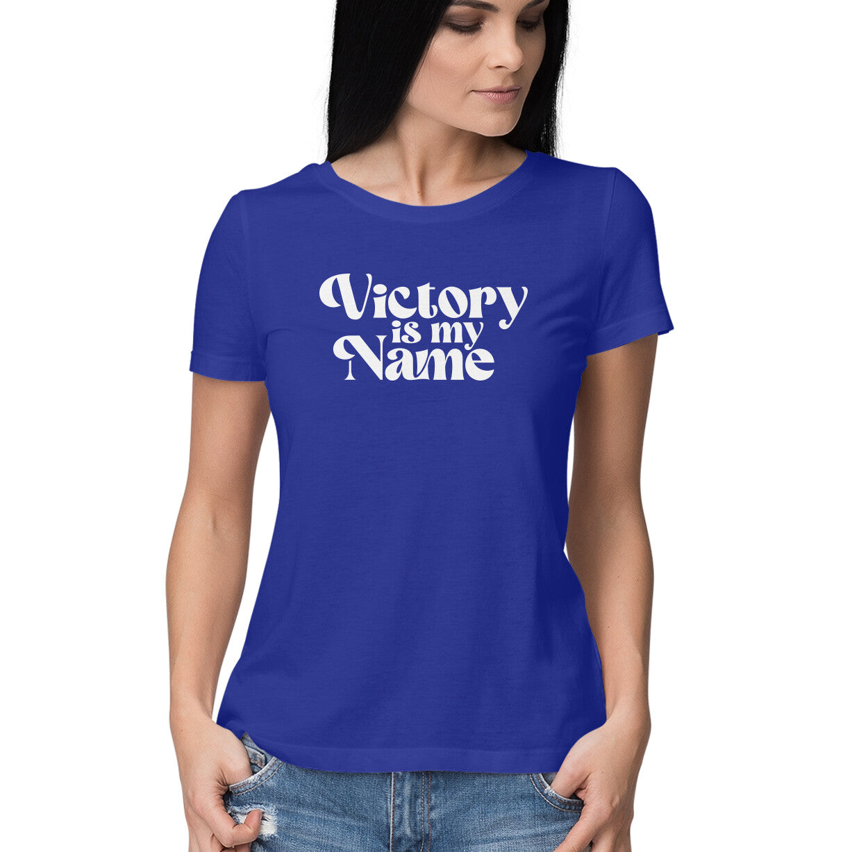 Victory is my Name - Half Sleeve Round Neck Tshirt