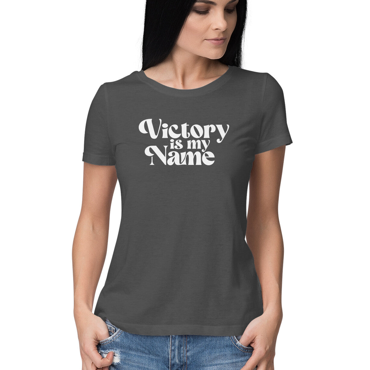 Victory is my Name - Half Sleeve Round Neck Tshirt