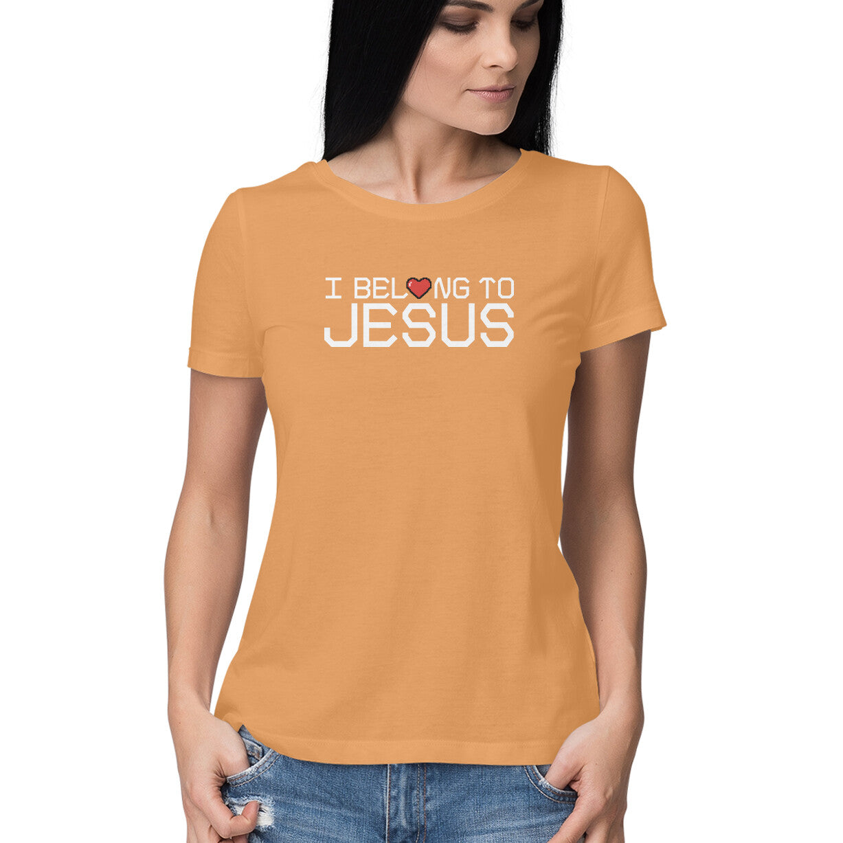 I Belong to Jesus - Half Sleeve Round Neck Tshirt