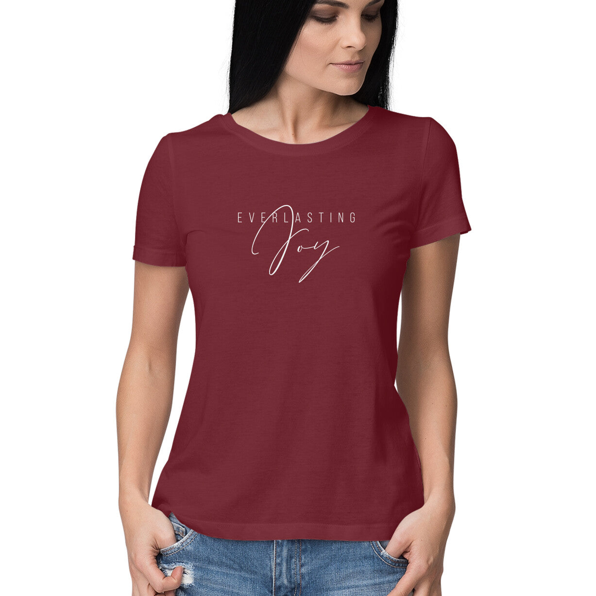 Everlasting Joy - Half Sleeve Round Neck Tshirt