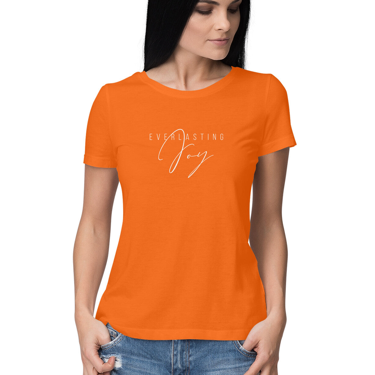 Everlasting Joy - Half Sleeve Round Neck Tshirt