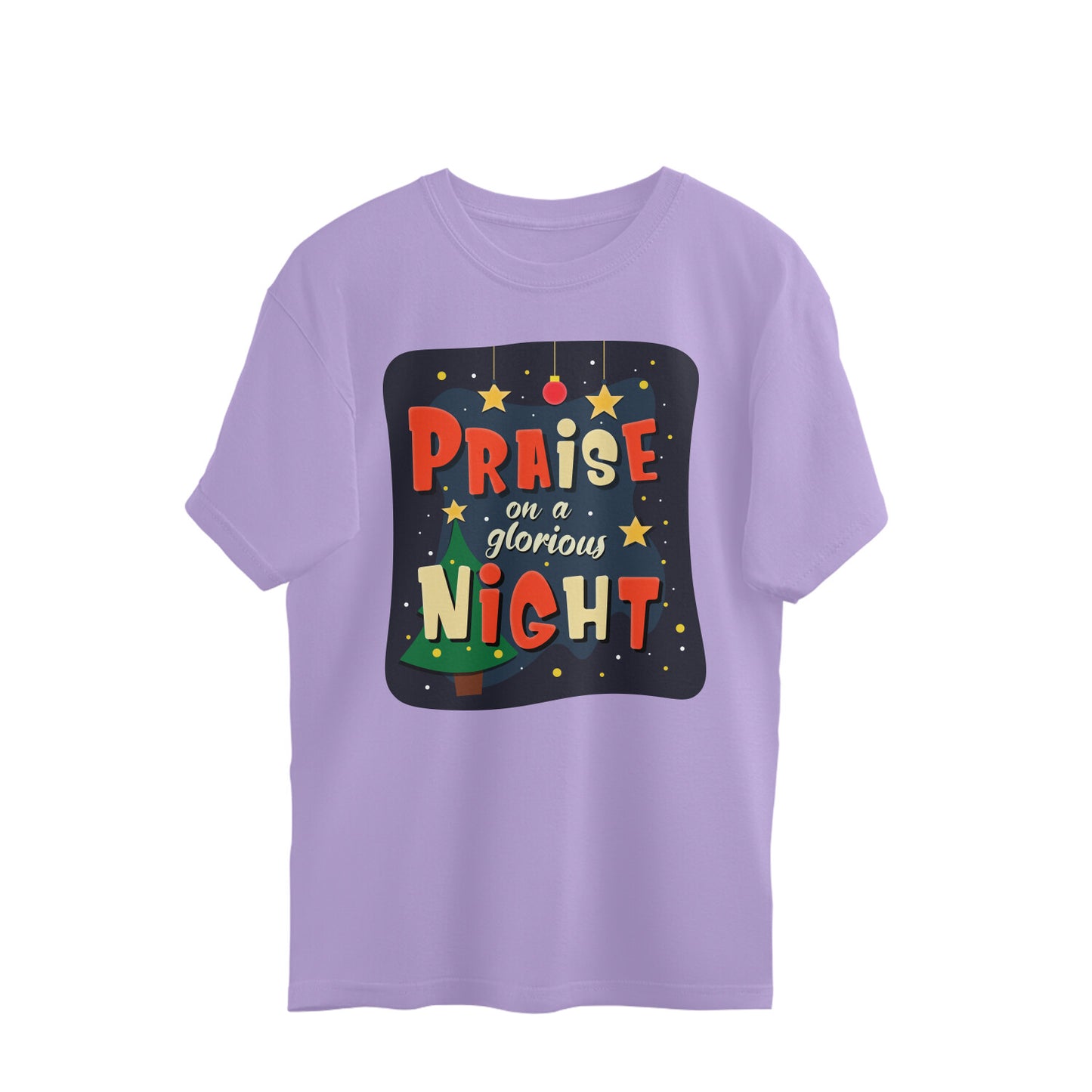 Praise on a glorious Night - oversized t-shirts