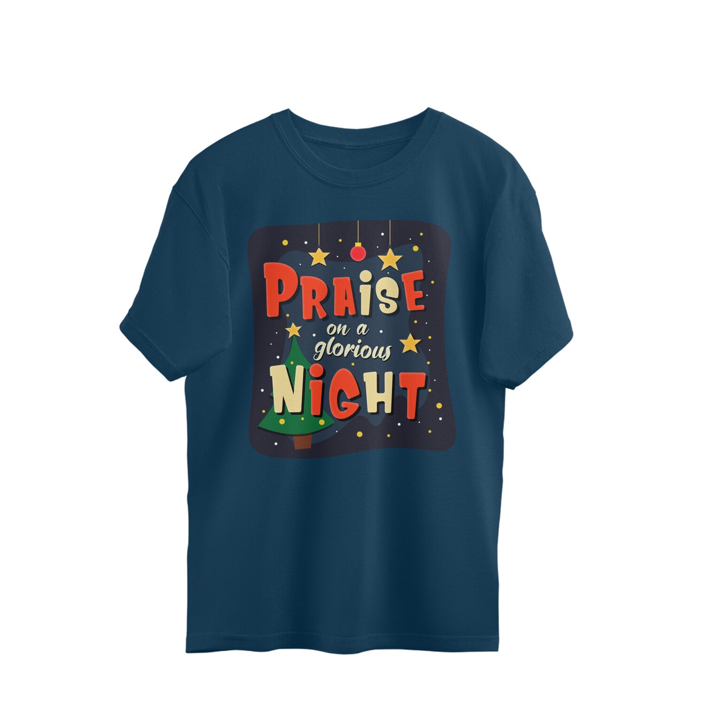 Praise on a glorious Night - oversized t-shirts