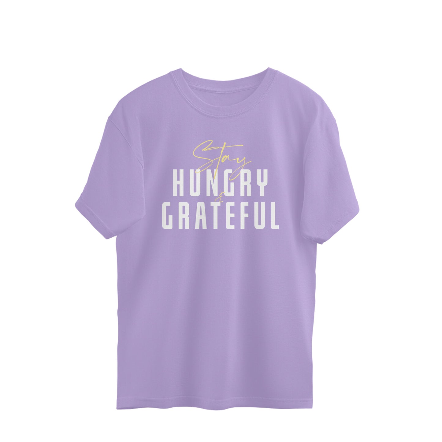 Stay Hungry & Grateful - oversized t-shirts