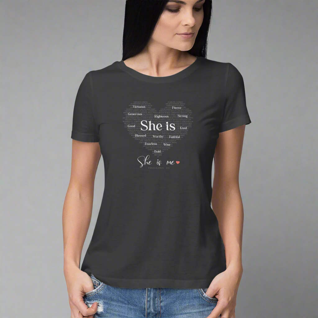 She is - Proverbs 31 - Women t-shirts